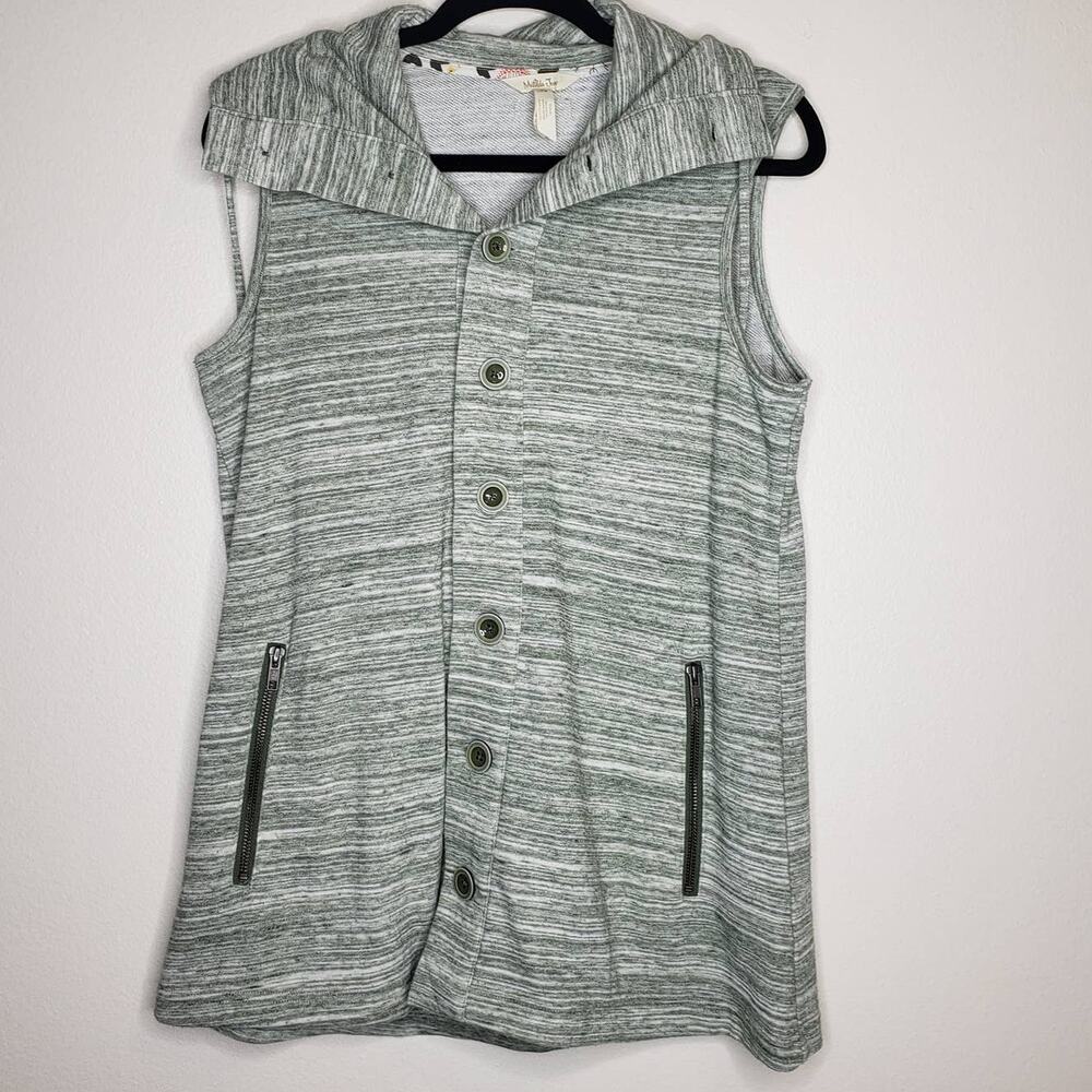 Matilda Jane| Heather Green Vest Jacket